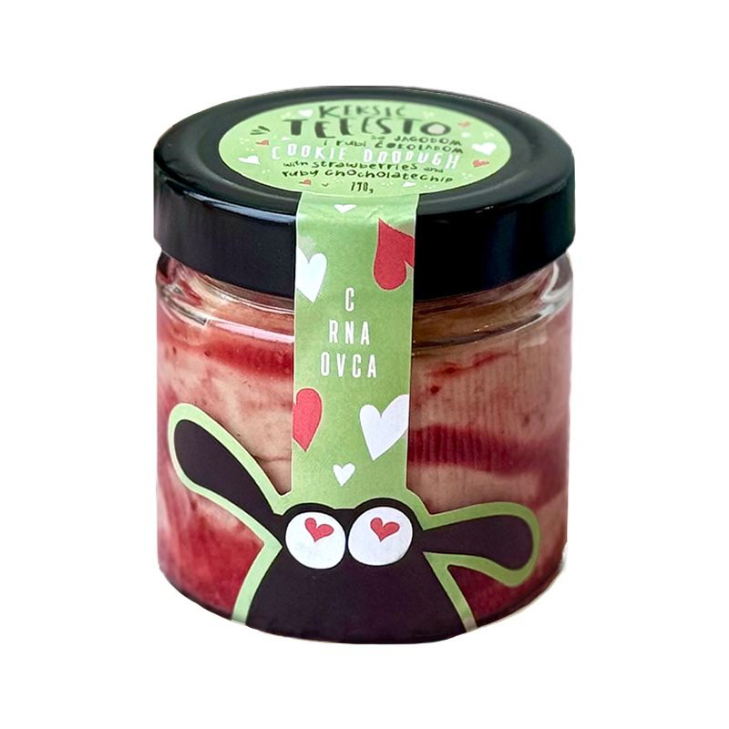 Keksić testo sa jagodom i rubi čokoladom<br>190g